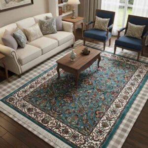 Luxury Persian Style Woven Carpet – Premium Soft & Durable Area Rug