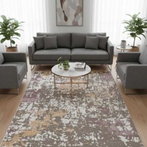 Modern Abstract Textured Carpet