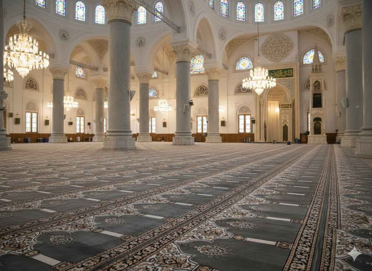 Jaa namaz 1.0 Premium Carpet Premium Masjid Carpet Hall Carpet Carpet