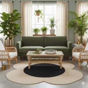 Carpets Irregular Carpet Carpets for Living room Carpets for bedroom Rugs Carpets for dinning room Carpets for home Floor Carpet Handmade Carpet Round Tufted Carpet