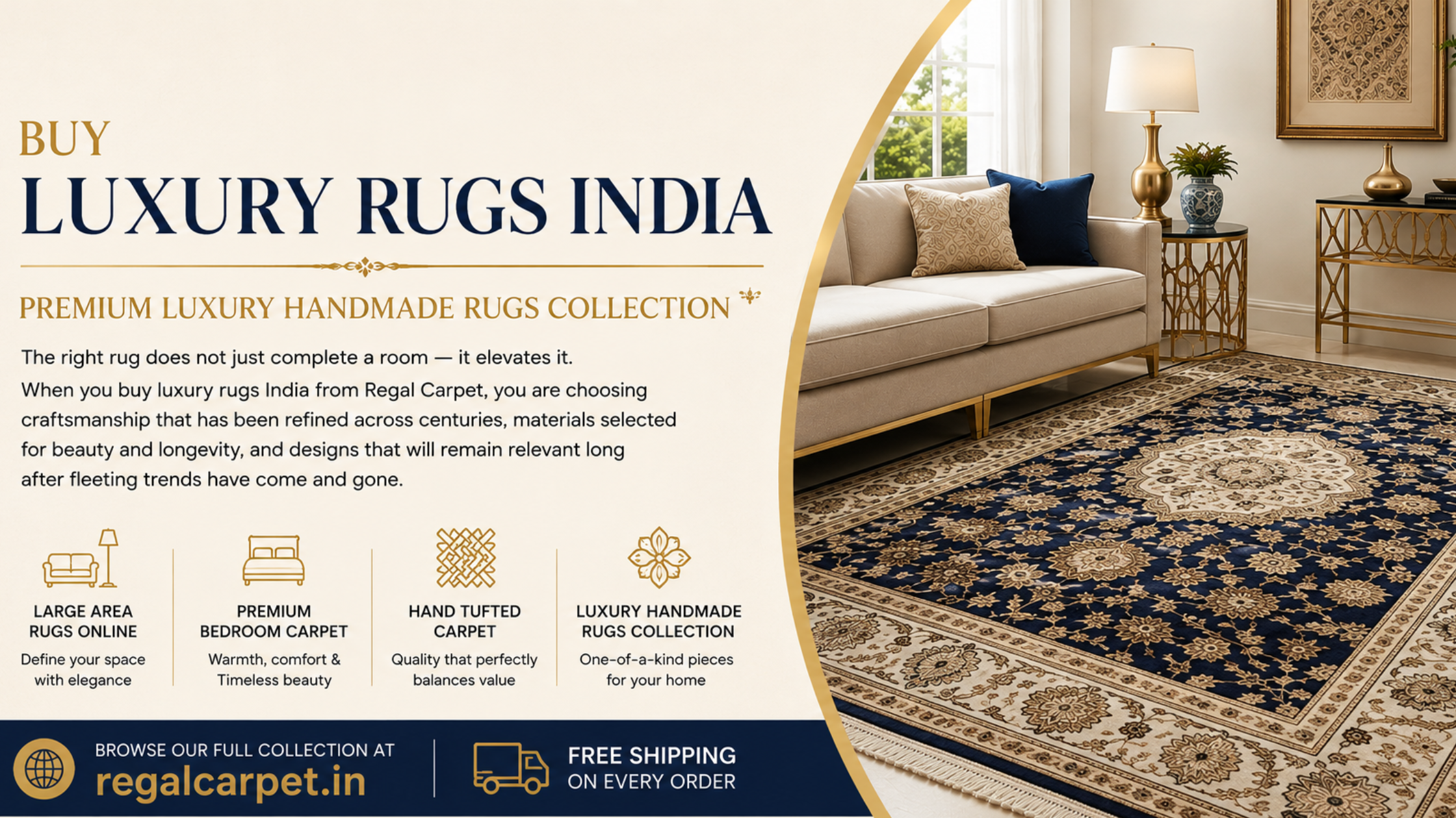 Buy Luxury Rugs India