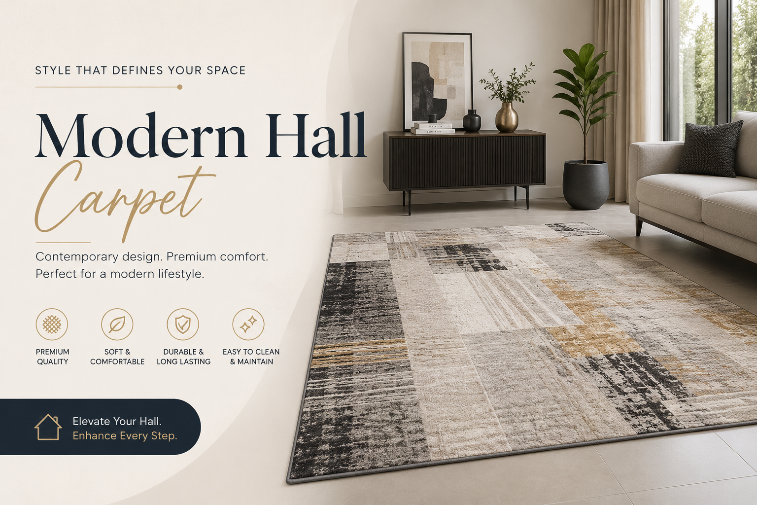 Modern Hall Carpets