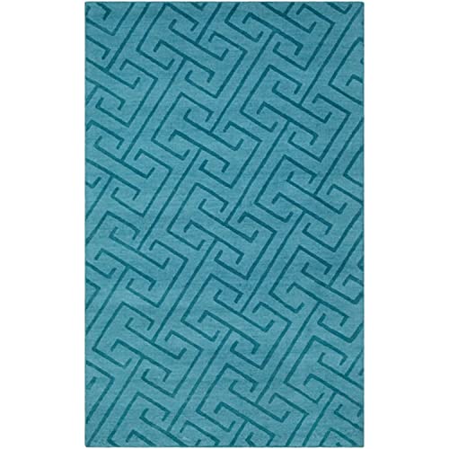 hand tufted carpet with elegant border design and soft plush texture."