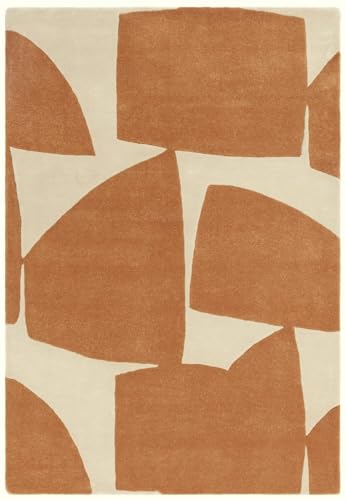 hand tufted carpet with elegant border design and soft plush texture."