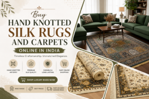 Buy Hand Knotted Silk Rugs and Carpets Online in India