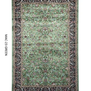 Green Persian Silk Carpet