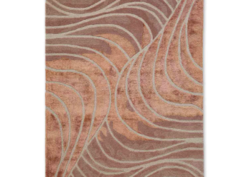 Modern Handmade Tufted Wool Area Rug – Abstract Blush Pink Designer Carpet for Living Room, Bedroom & Home Décor | Regal Carpet