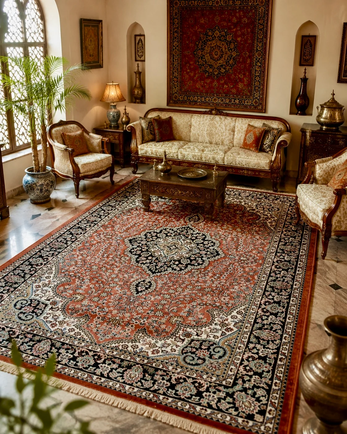 Silk 45.4 Silk Carpet living room Modern Room Bedroom Room