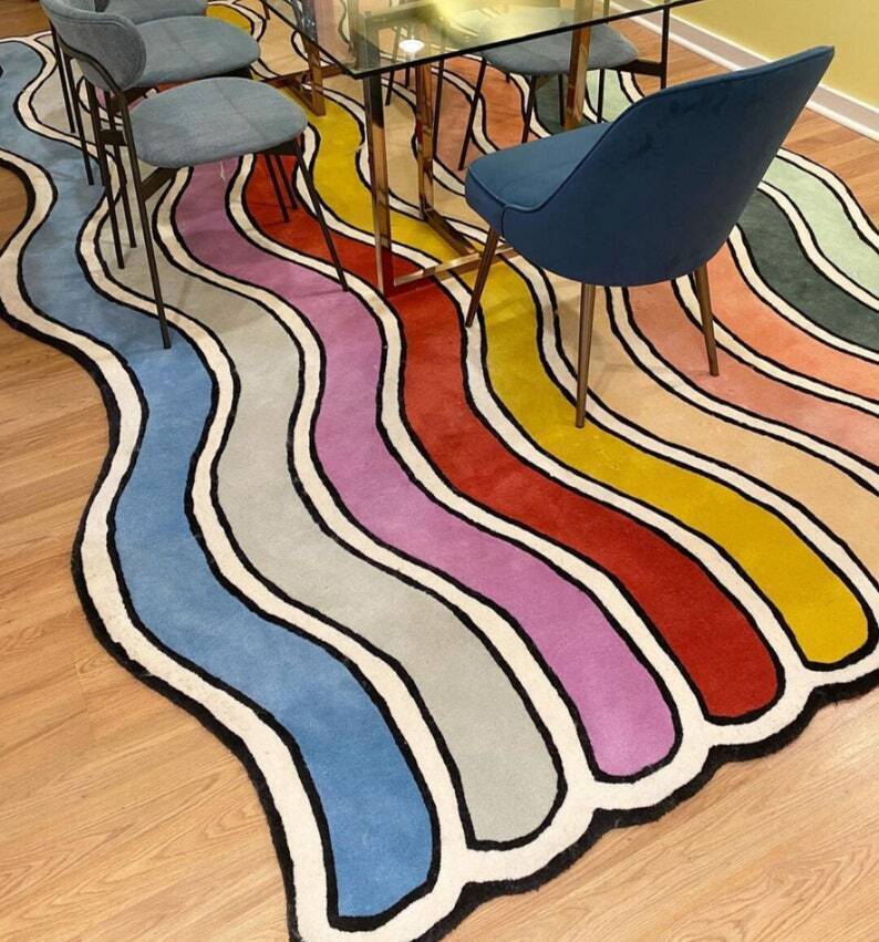 irregular 43.1 irregular carpet Living room Room Bedroom Rugs