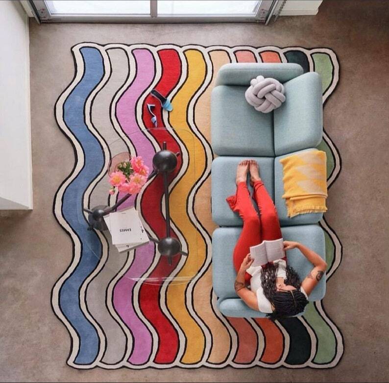 irregular 43.2 irregular carpet Living room Room Bedroom Rugs
