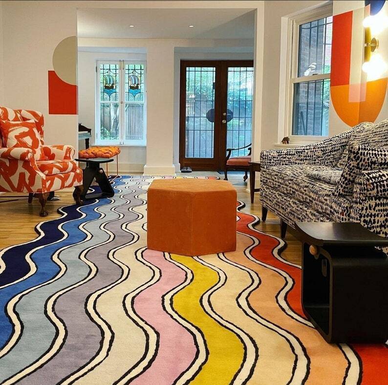 irregular 43.4 irregular carpet Living room Room Bedroom Rugs
