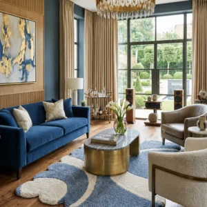 Shaggy Carpet Modern Living Room Bedroom Abstract Shaggy Carpet Irregular Shaggy