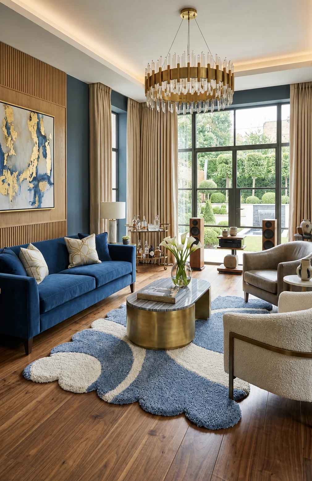 Shaggy Carpet Modern Living Room Bedroom Abstract Shaggy Carpet Irregular Shaggy