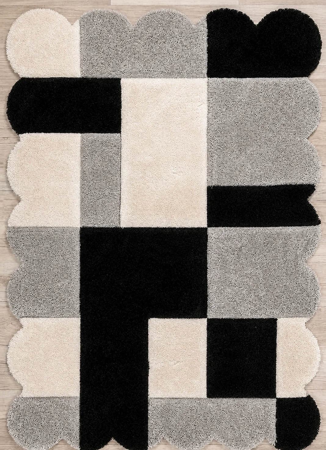Irregular Shaggy 9.3 Shaggy Carpet Modern Living Room Bedroom Abstract Shaggy Carpet Irregular Shaggy