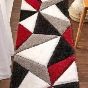 Shaggy Carpet Modern Living Room Bedroom Abstract Shaggy Carpet Runner Shaggy