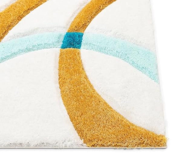 Shaggy Carpet Modern Living Room Bedroom Abstract Shaggy Carpet Runner Shaggy