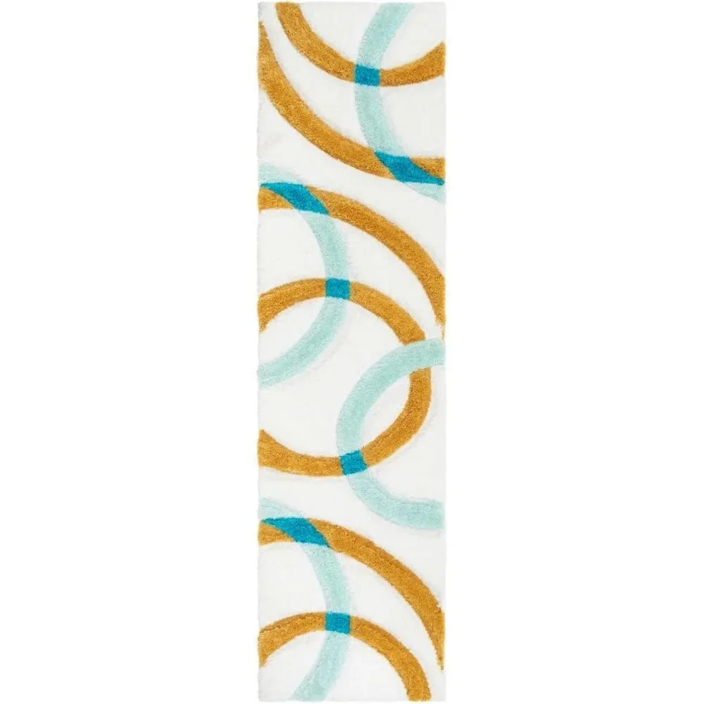 Shaggy Carpet Modern Living Room Bedroom Abstract Shaggy Carpet Runner Shaggy