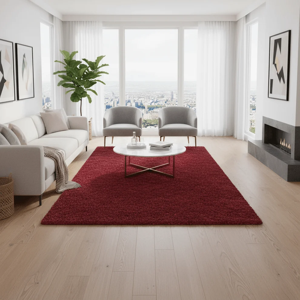 Runner 14.2 Shaggy Carpet Modern Living Room Bedroom Abstract Shaggy Carpet Runner Shaggy