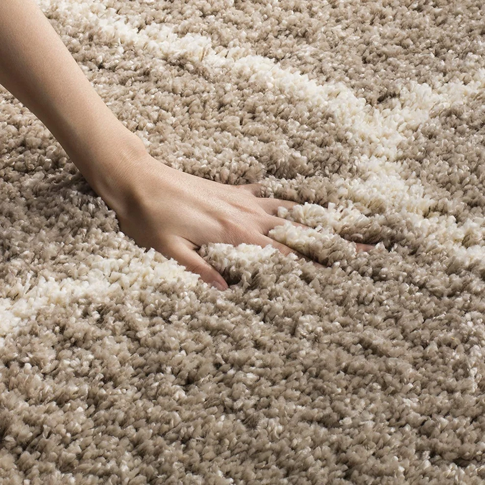 Shaggy Carpet Modern Living Room Bedroom Abstract Shaggy Carpet Runner Shaggy