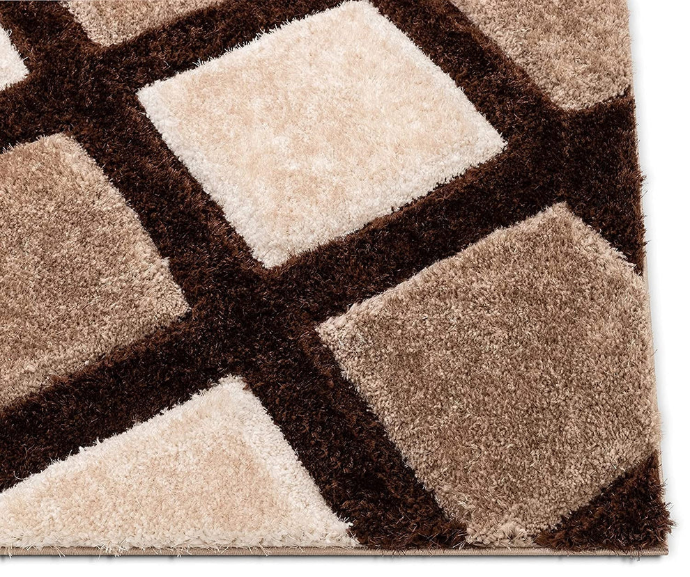 Shaggy Carpet Modern Living Room Bedroom Abstract Shaggy Carpet Runner Shaggy