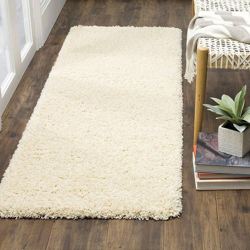 Shaggy Carpet Modern Living Room Bedroom Abstract Shaggy Carpet Runner Shaggy