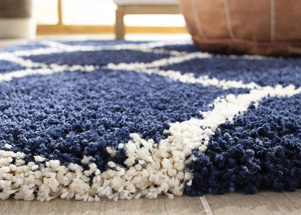 Shaggy Carpet Modern Living Room Bedroom Abstract Shaggy Carpet Runner Shaggy