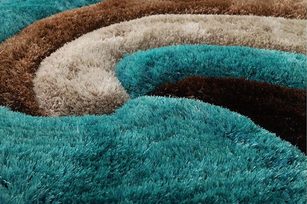 Shaggy 10.5 Shaggy Carpet Modern Living Room Bedroom Abstract Shaggy Carpet