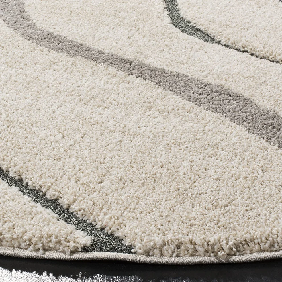 Shaggy 11.5 Shaggy Carpet Modern Living Room Bedroom Abstract Shaggy Carpet