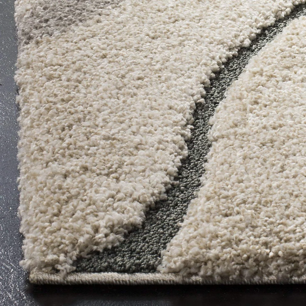 Shaggy 11.6 Shaggy Carpet Modern Living Room Bedroom Abstract Shaggy Carpet