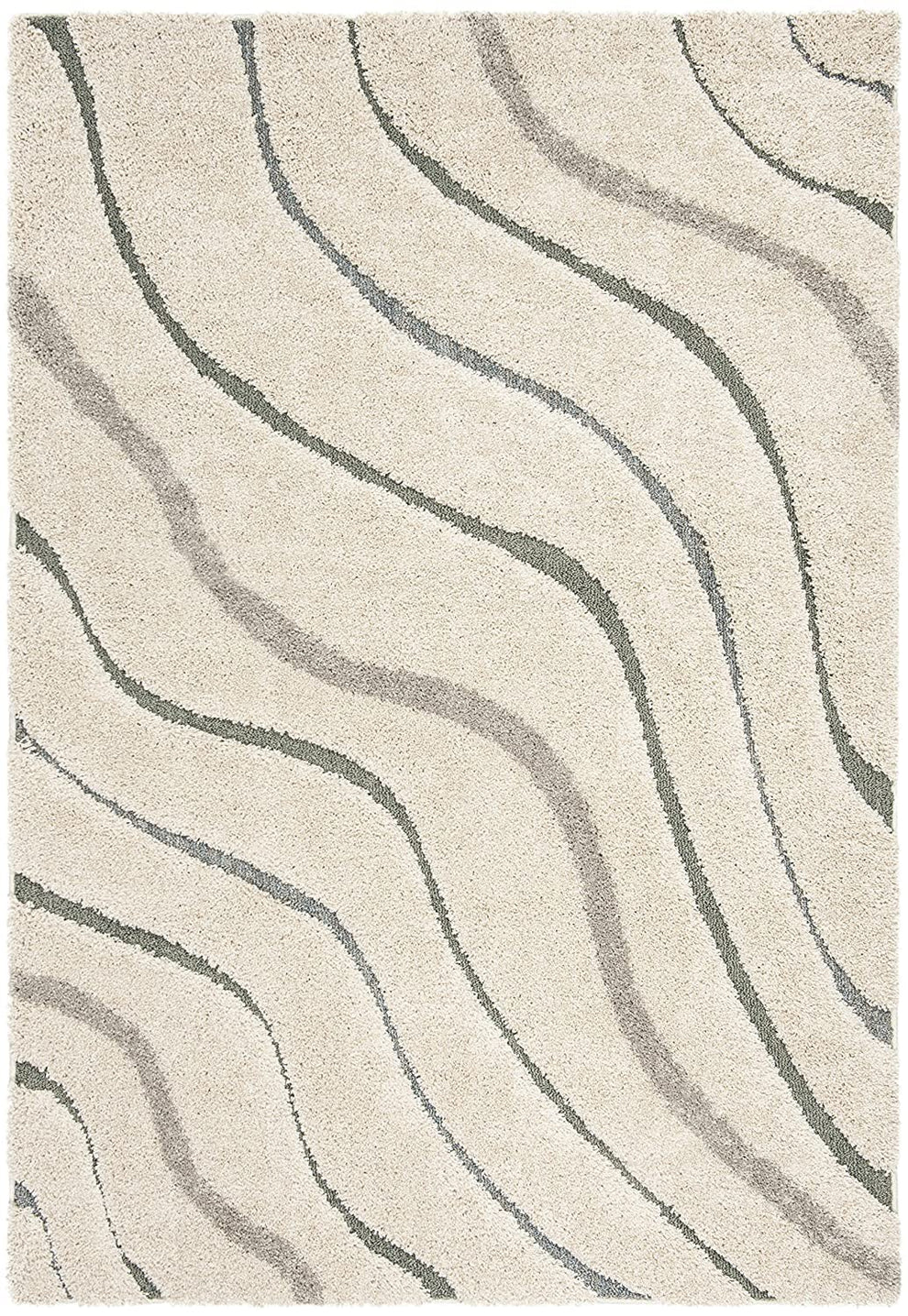 Shaggy 11.7 Shaggy Carpet Modern Living Room Bedroom Abstract Shaggy Carpet