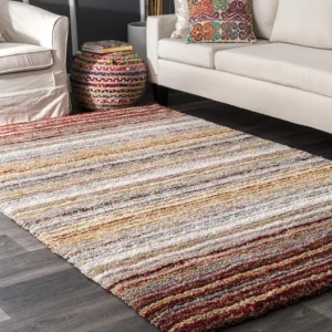 Shaggy Carpet Modern Living Room Bedroom Abstract Shaggy Carpet