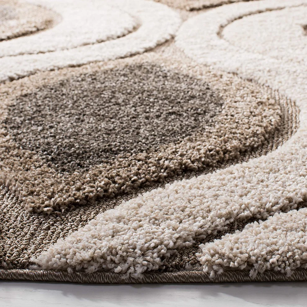 Shaggy 15.2 Shaggy Carpet Modern Living Room Bedroom Abstract Shaggy Carpet