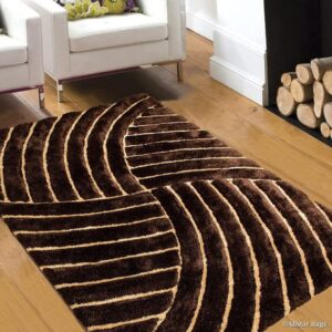 Shaggy Carpet Modern Living Room Bedroom Abstract Shaggy Carpet