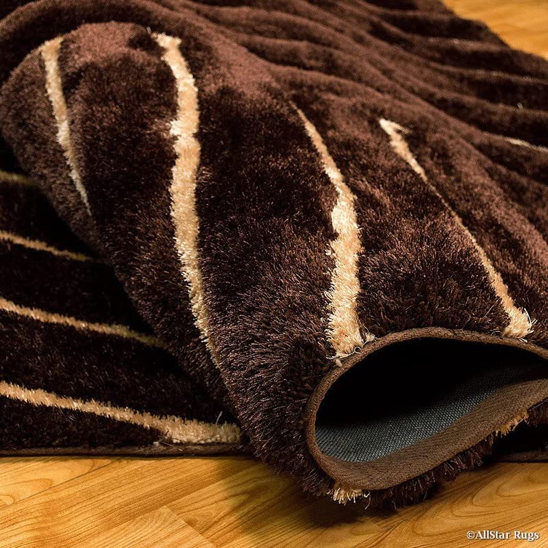 Shaggy 22.2 Shaggy Carpet Modern Living Room Bedroom Abstract Shaggy Carpet