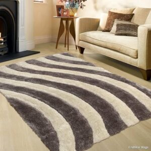 Shaggy Carpet Modern Living Room Bedroom Abstract Shaggy Carpet