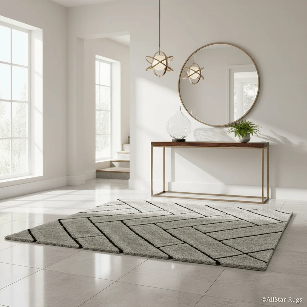 Shaggy 25.3 Shaggy Carpet Modern Living Room Bedroom Abstract Shaggy Carpet