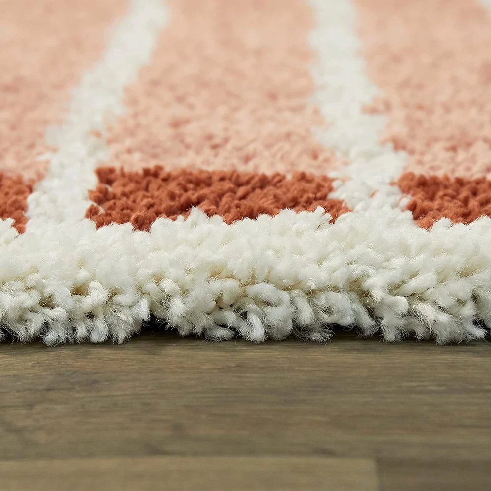 Shaggy 27.2 Shaggy Carpet Modern Living Room Bedroom Abstract Shaggy Carpet