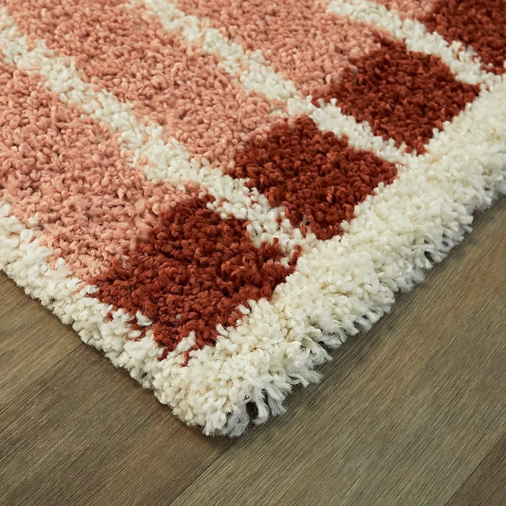 Shaggy 27.3 Shaggy Carpet Modern Living Room Bedroom Abstract Shaggy Carpet