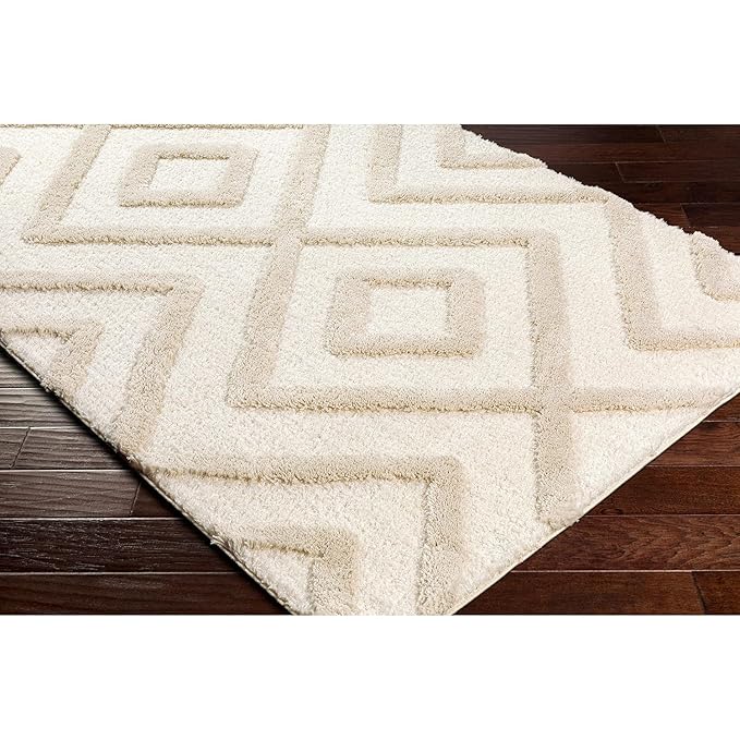 Shaggy 28.4 Shaggy Carpet Modern Living Room Bedroom Abstract Shaggy Carpet
