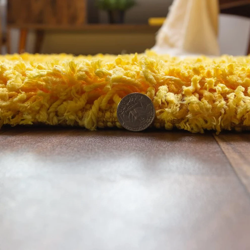 Shaggy Carpet Modern Living Room Bedroom Abstract Shaggy Carpet