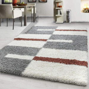 Shaggy Carpet Modern Living Room Bedroom Abstract Shaggy Carpet