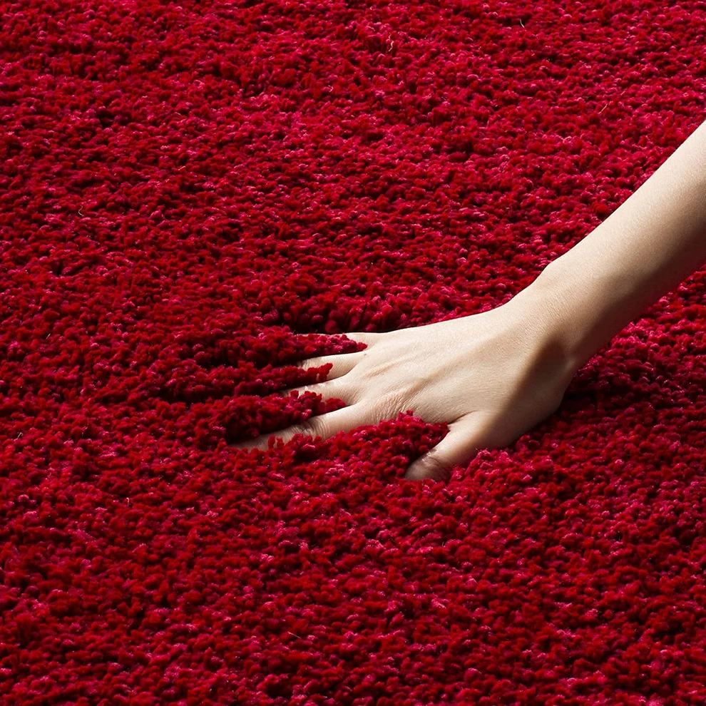 Shaggy 37.2 Shaggy Carpet Modern Living Room Bedroom Abstract Shaggy Carpet