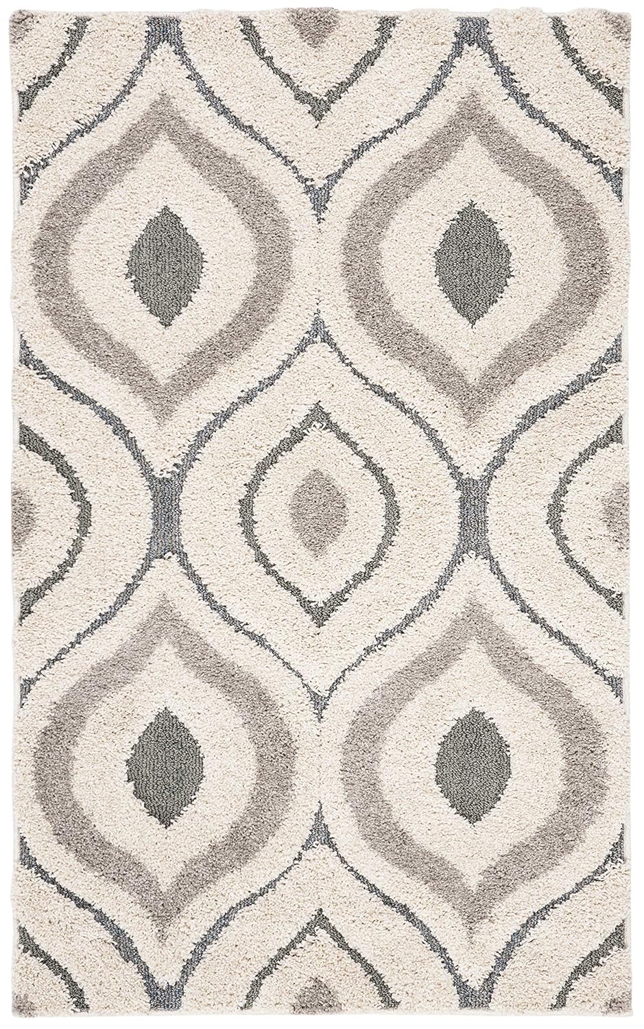 Shaggy 38.3 Shaggy Carpet Modern Living Room Bedroom Abstract Shaggy Carpet