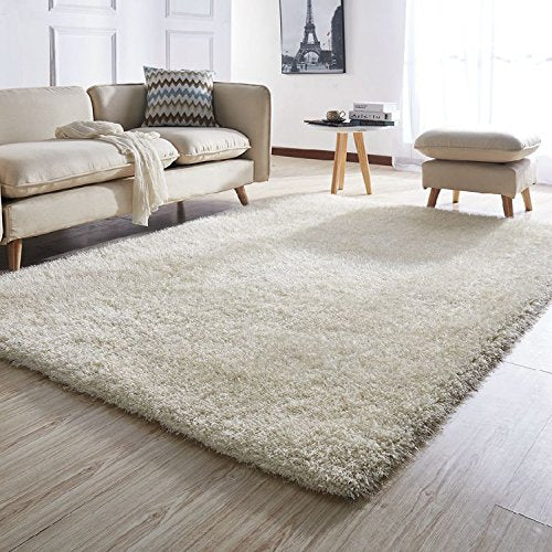 Shaggy Carpet Modern Living Room Bedroom Abstract Shaggy Carpet