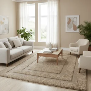 Shaggy Carpet Modern Living Room Bedroom Abstract Shaggy Carpet