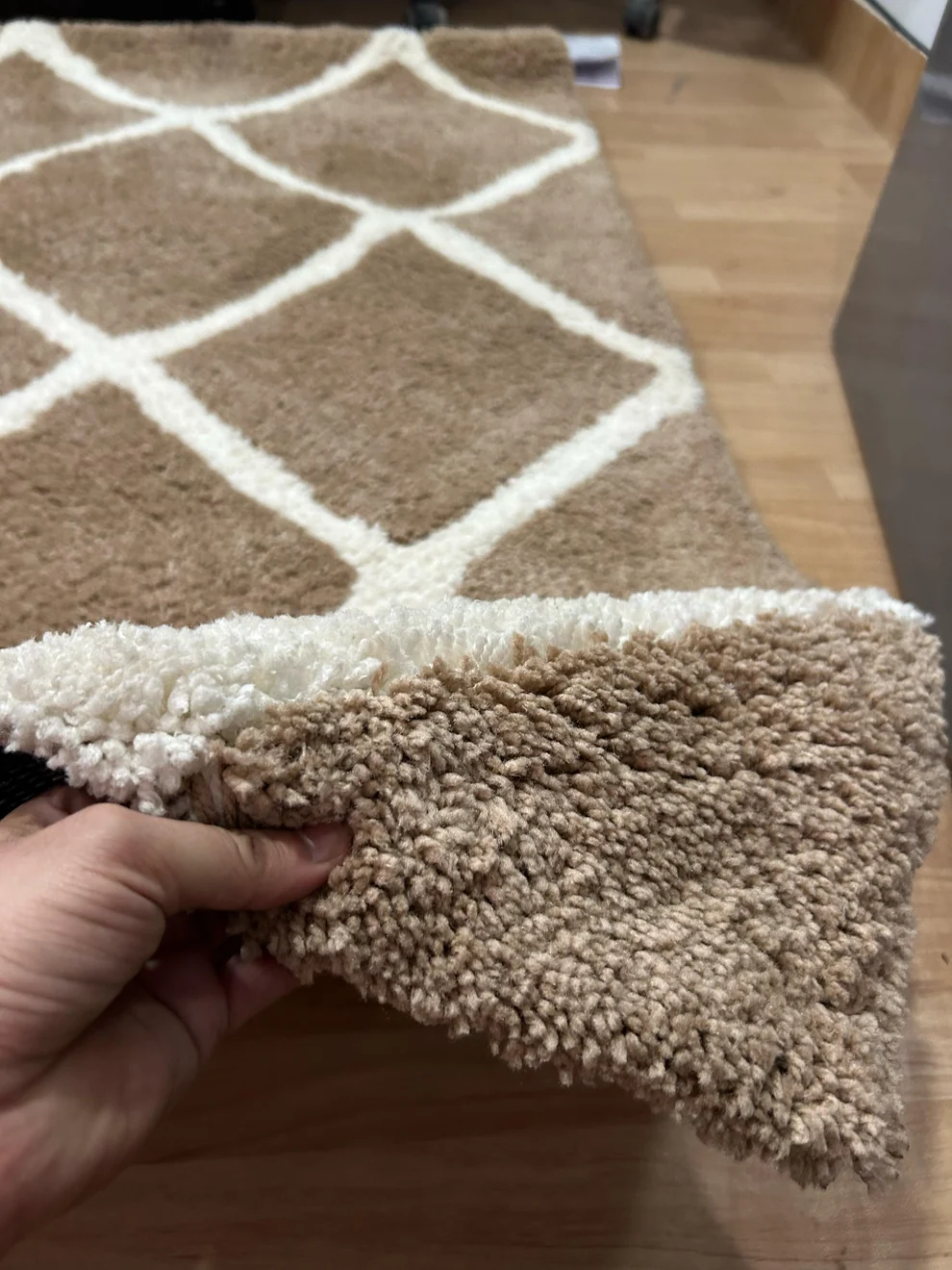 Shaggy Carpet Modern Living Room Bedroom Abstract Shaggy Carpet