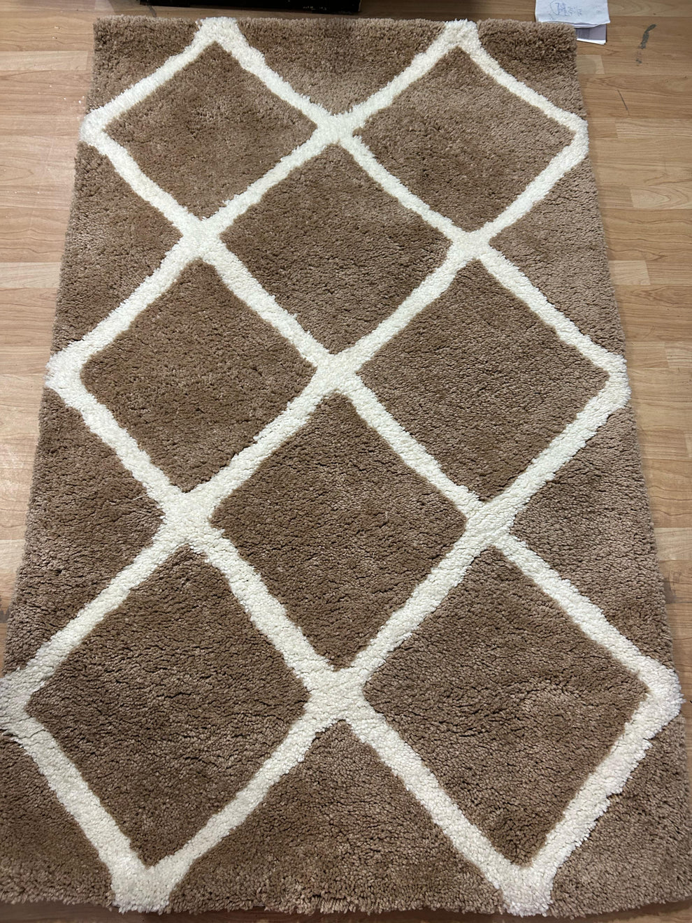 Shaggy Carpet Modern Living Room Bedroom Abstract Shaggy Carpet