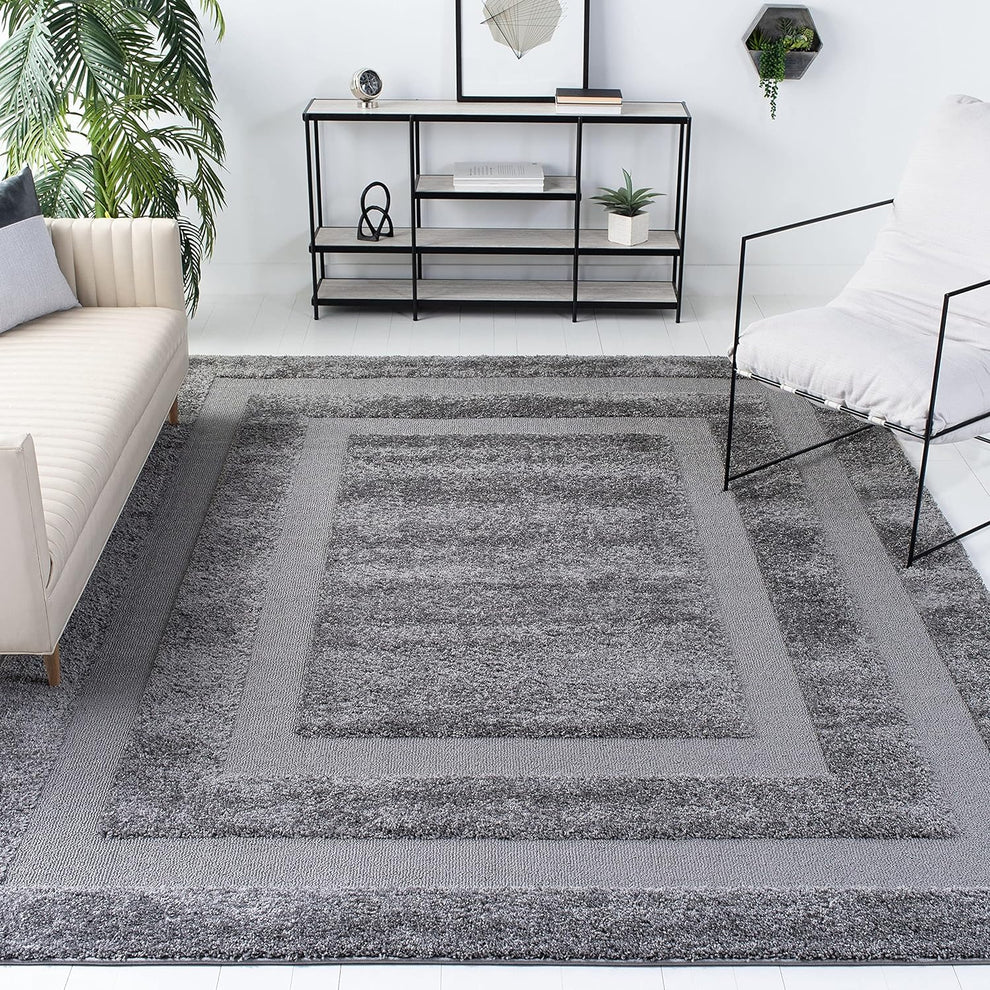 Shaggy 8.2 Shaggy Carpet Modern Living Room Bedroom Abstract Shaggy Carpet
