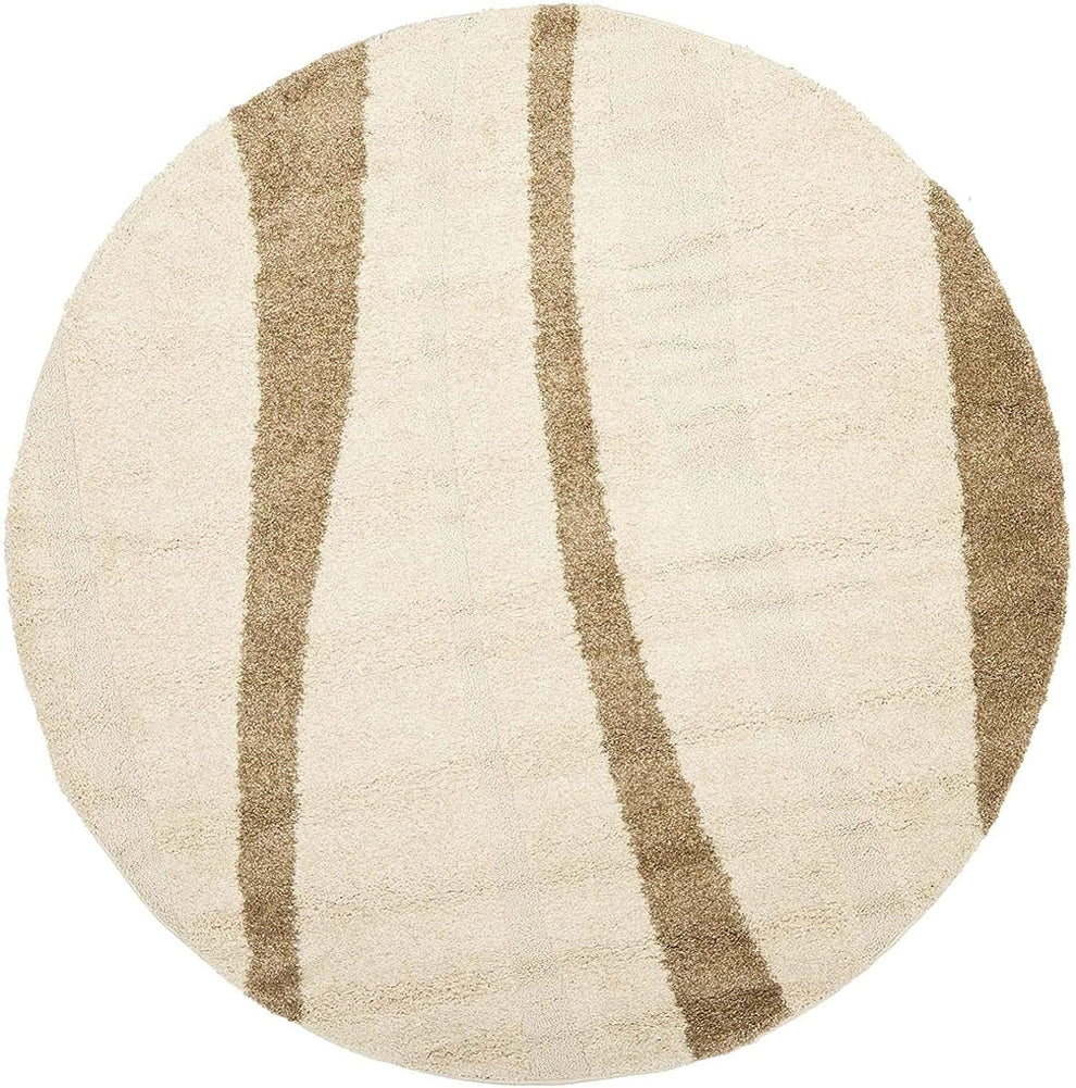 Shaggy Carpet Modern Living Room Bedroom Abstract Shaggy Carpet Round Shaggy