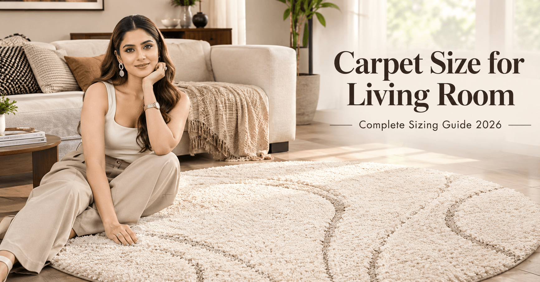 carpet size for living room - sofa placement guide by Regal Carpet